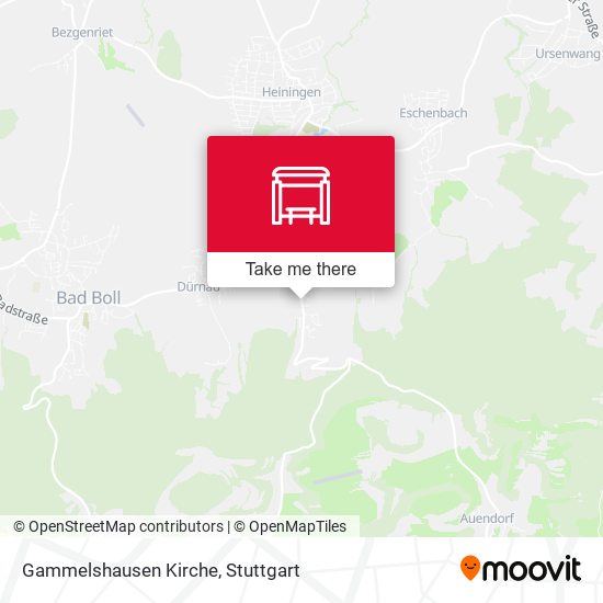 Gammelshausen Kirche map