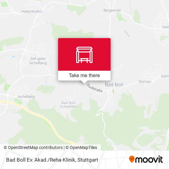 Bad Boll Ev. Akad./Reha-Klinik map