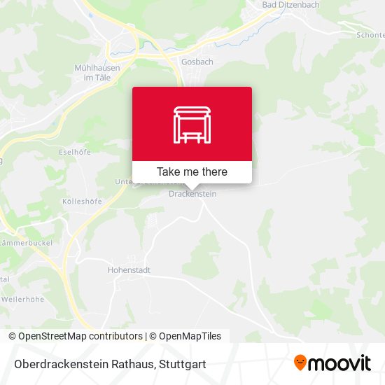 Oberdrackenstein Rathaus map