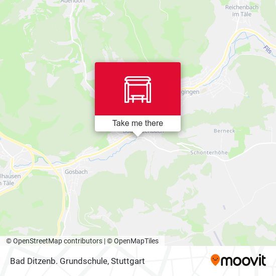 Карта Bad Ditzenb. Grundschule