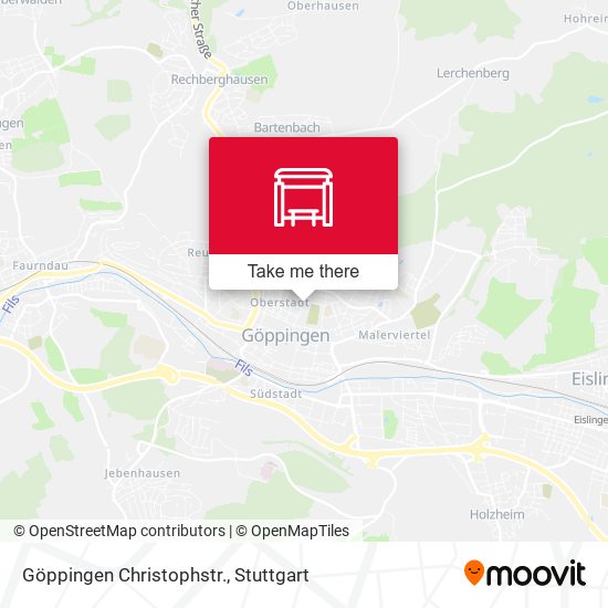 Карта Göppingen Christophstr.