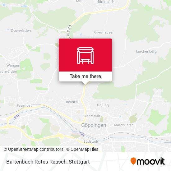 Bartenbach Rotes Reusch map