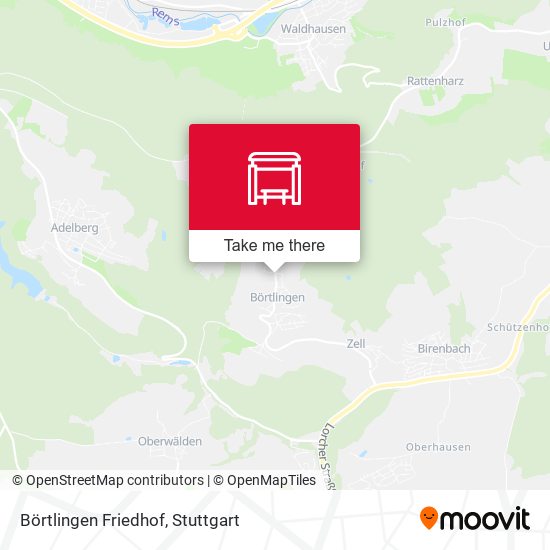 Börtlingen Friedhof map
