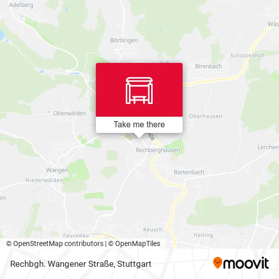 Карта Rechbgh. Wangener Straße