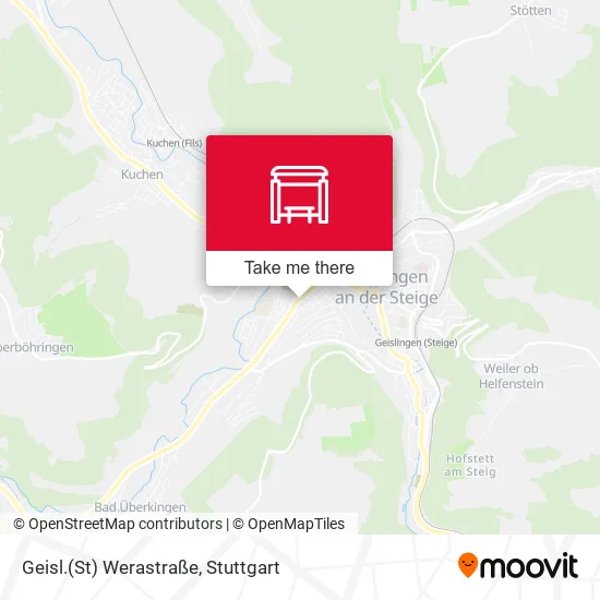Карта Geisl.(St) Werastraße