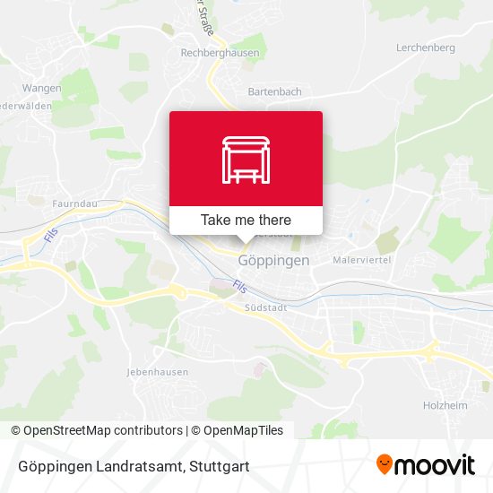 Göppingen Landratsamt map