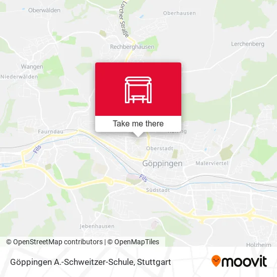 Карта Göppingen A.-Schweitzer-Schule