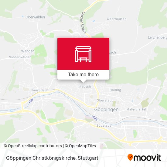 Göppingen Christkönigskirche map