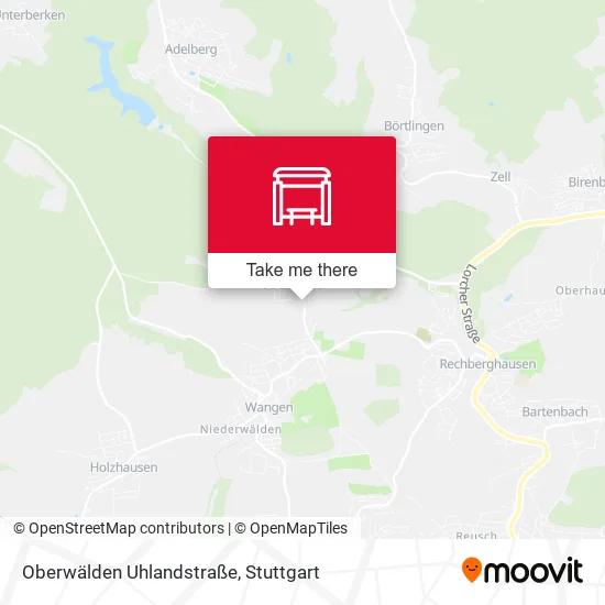 Карта Oberwälden Uhlandstraße