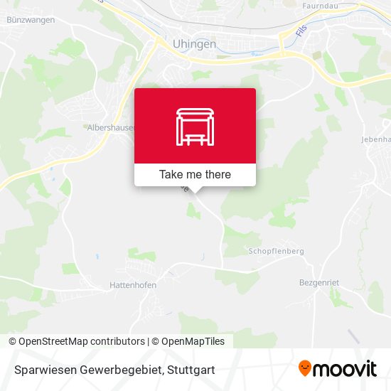 Sparwiesen Gewerbegebiet map