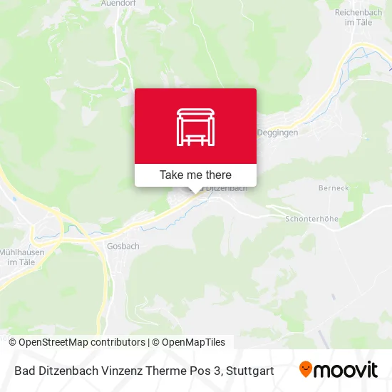 Карта Bad Ditzenbach Vinzenz Therme Pos 3