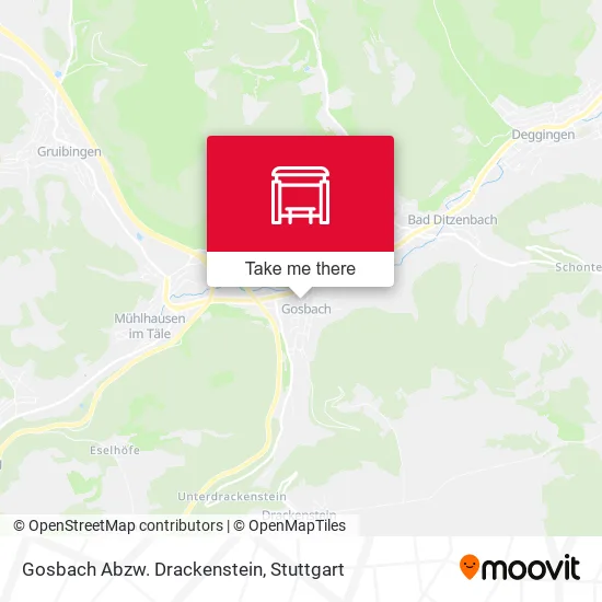 Карта Gosbach Abzw. Drackenstein