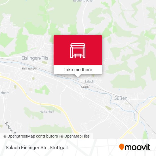 Карта Salach Eislinger Str.
