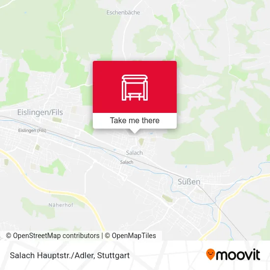 Карта Salach Hauptstr./Adler