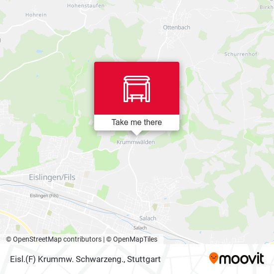 Карта Eisl.(F) Krummw. Schwarzeng.