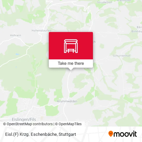 Карта Eisl.(F) Krzg. Eschenbäche