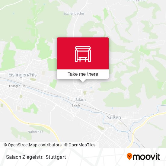 Карта Salach Ziegelstr.