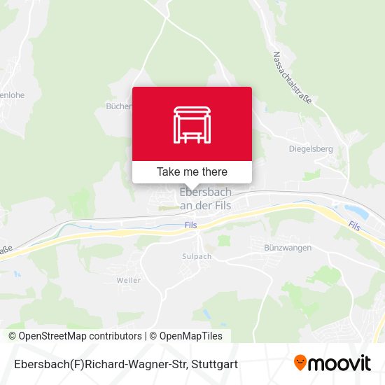 Карта Ebersbach(F)Richard-Wagner-Str