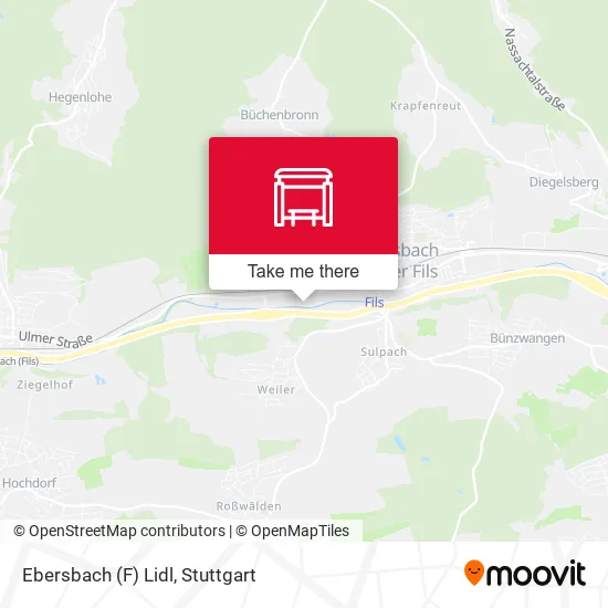 Карта Ebersbach (F) Lidl