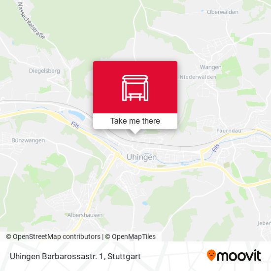 Uhingen Barbarossastr. 1 map