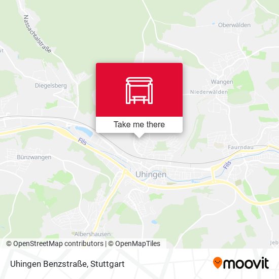 Карта Uhingen Benzstraße