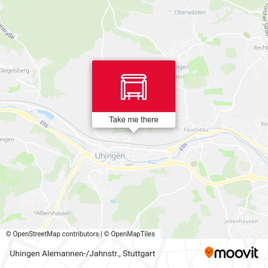 Uhingen Alemannen-/Jahnstr. map