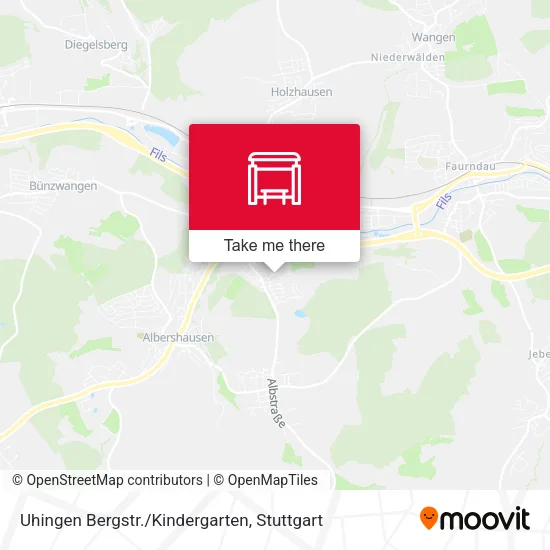 Карта Uhingen Bergstr./Kindergarten