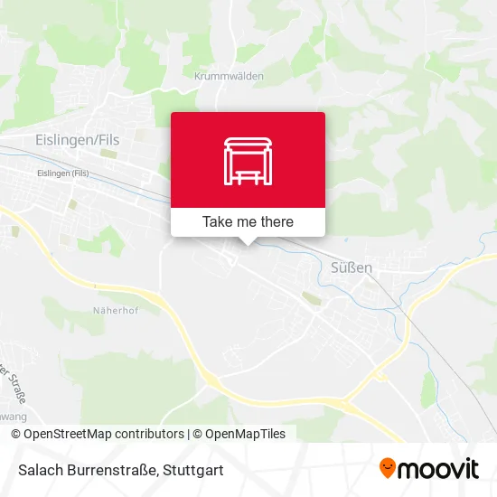 Карта Salach Burrenstraße
