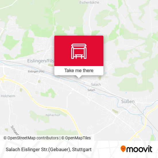 Карта Salach Eislinger Str.(Gebauer)