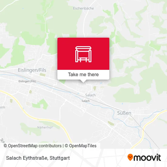 Salach Eythstraße map