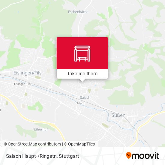 Salach Haupt-/Ringstr. map