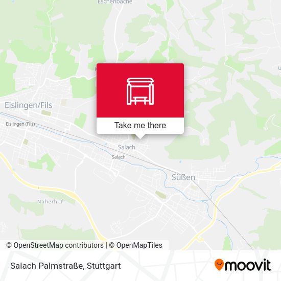 Salach Palmstraße map