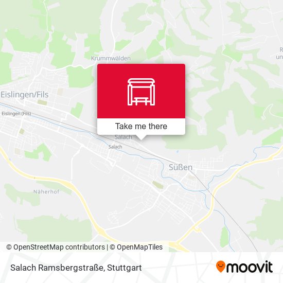 Salach Ramsbergstraße map
