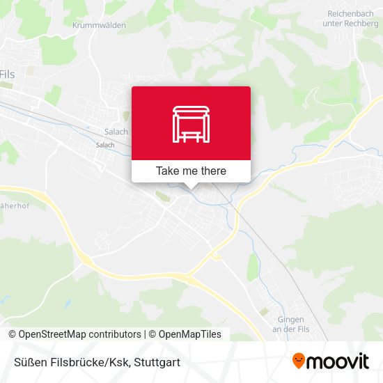 Süßen Filsbrücke/Ksk map