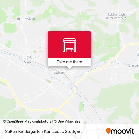 Süßen Kindergarten Kuntzestr. map