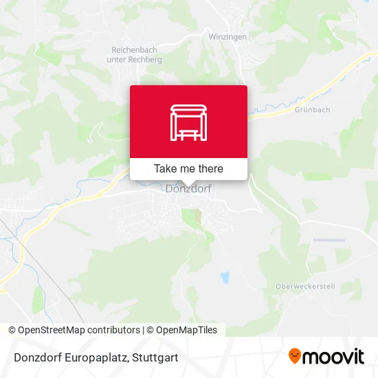 Карта Donzdorf Europaplatz
