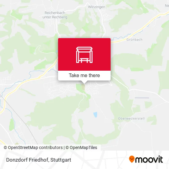 Карта Donzdorf Friedhof