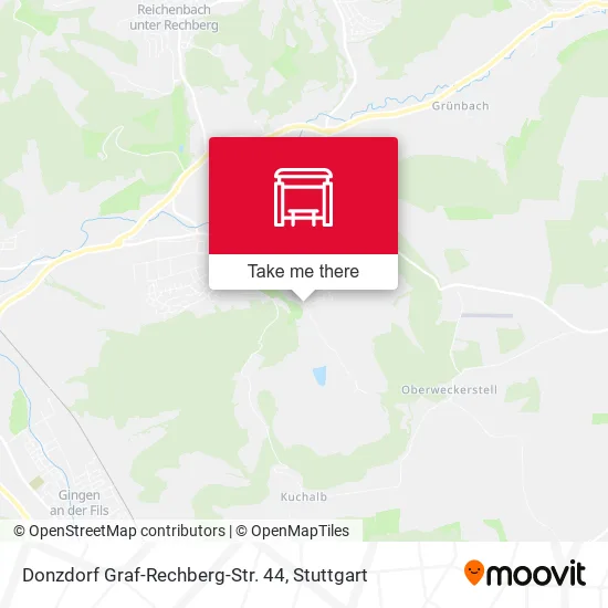 Карта Donzdorf Graf-Rechberg-Str. 44