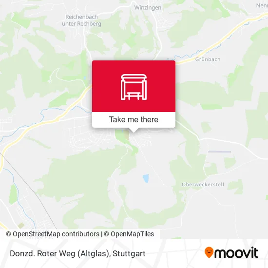 Карта Donzd. Roter Weg (Altglas)