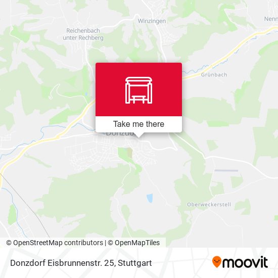 Donzdorf Eisbrunnenstr. 25 map
