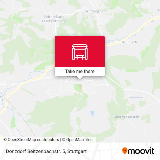 Donzdorf Seitzenbachstr. 5 map