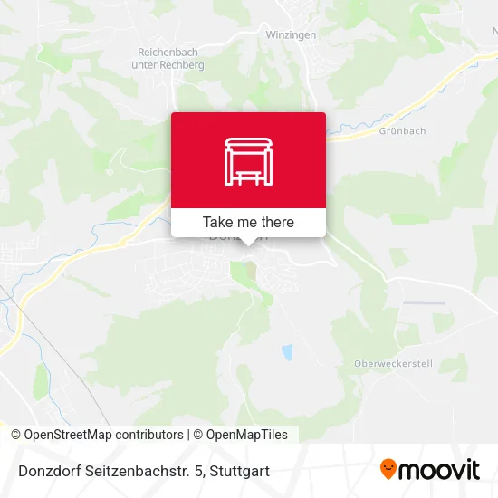Карта Donzdorf Seitzenbachstr. 5