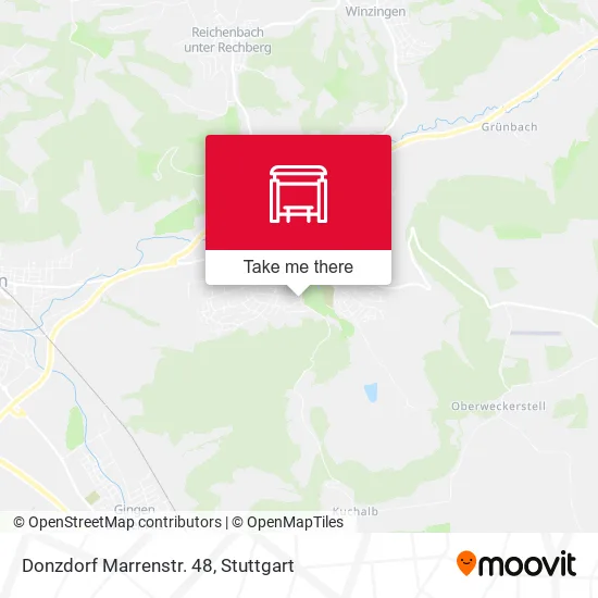 Карта Donzdorf Marrenstr. 48