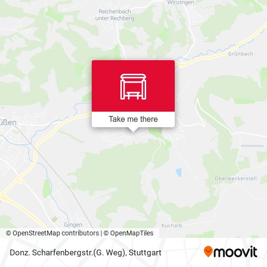 Карта Donz. Scharfenbergstr.(G. Weg)
