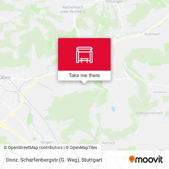 Карта Donz. Scharfenbergstr.(G. Weg)