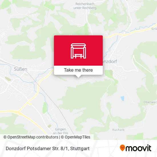 Карта Donzdorf Potsdamer Str. 8/1
