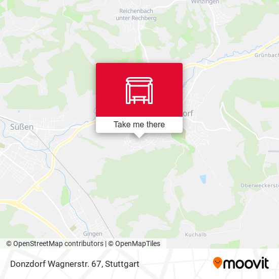 Donzdorf Wagnerstr. 67 map