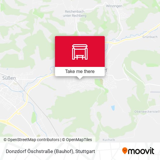 Donzdorf Öschstraße (Bauhof) map