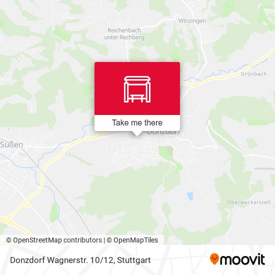 Donzdorf Wagnerstr. 10/12 map