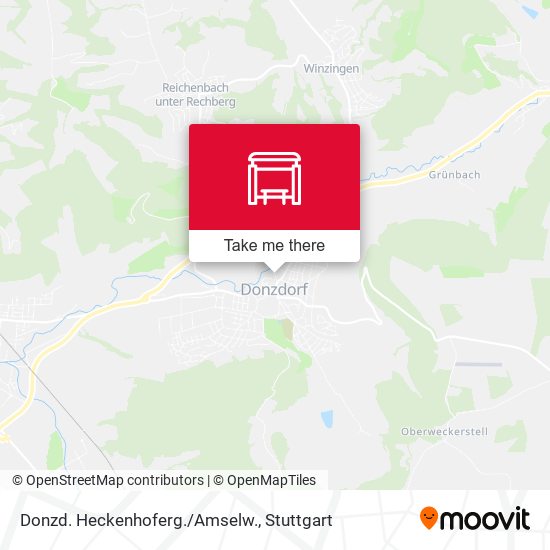 Карта Donzd. Heckenhoferg./Amselw.